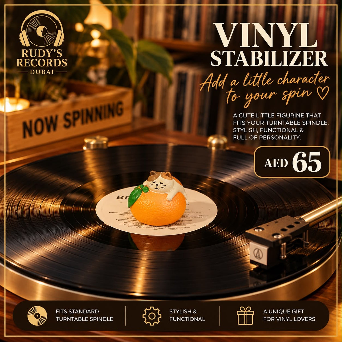 Vinyl Stabilizer : Add a little character to your spin