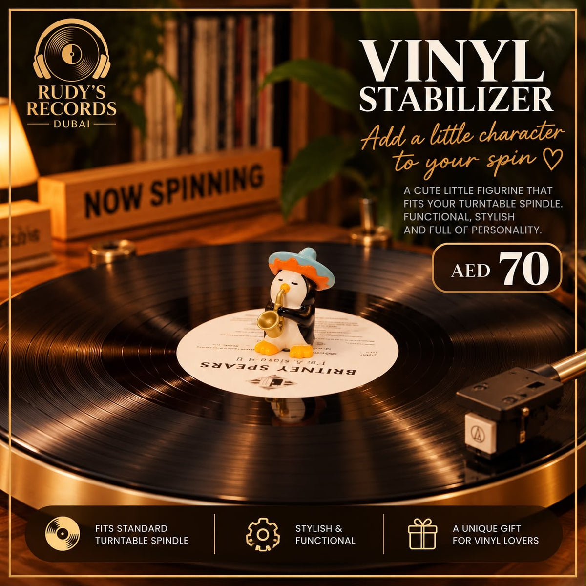 Vinyl Stabilizer : Add a little character to your spin