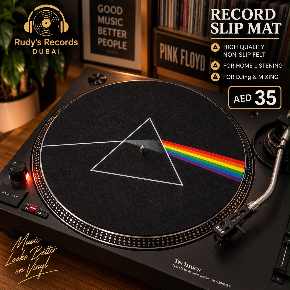 Pink Floyd Record Slip Mat