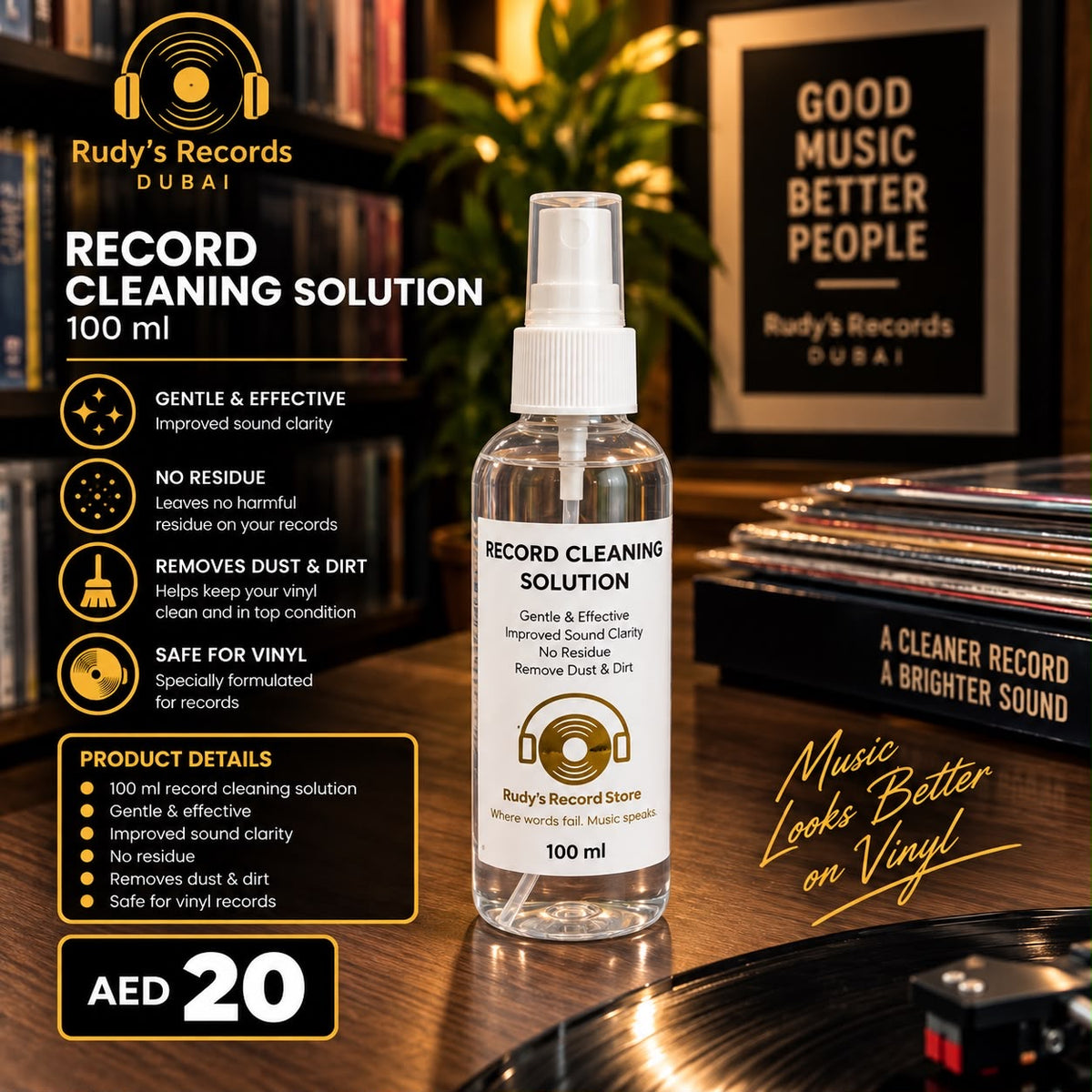 Record Cleaning Solution 100ml