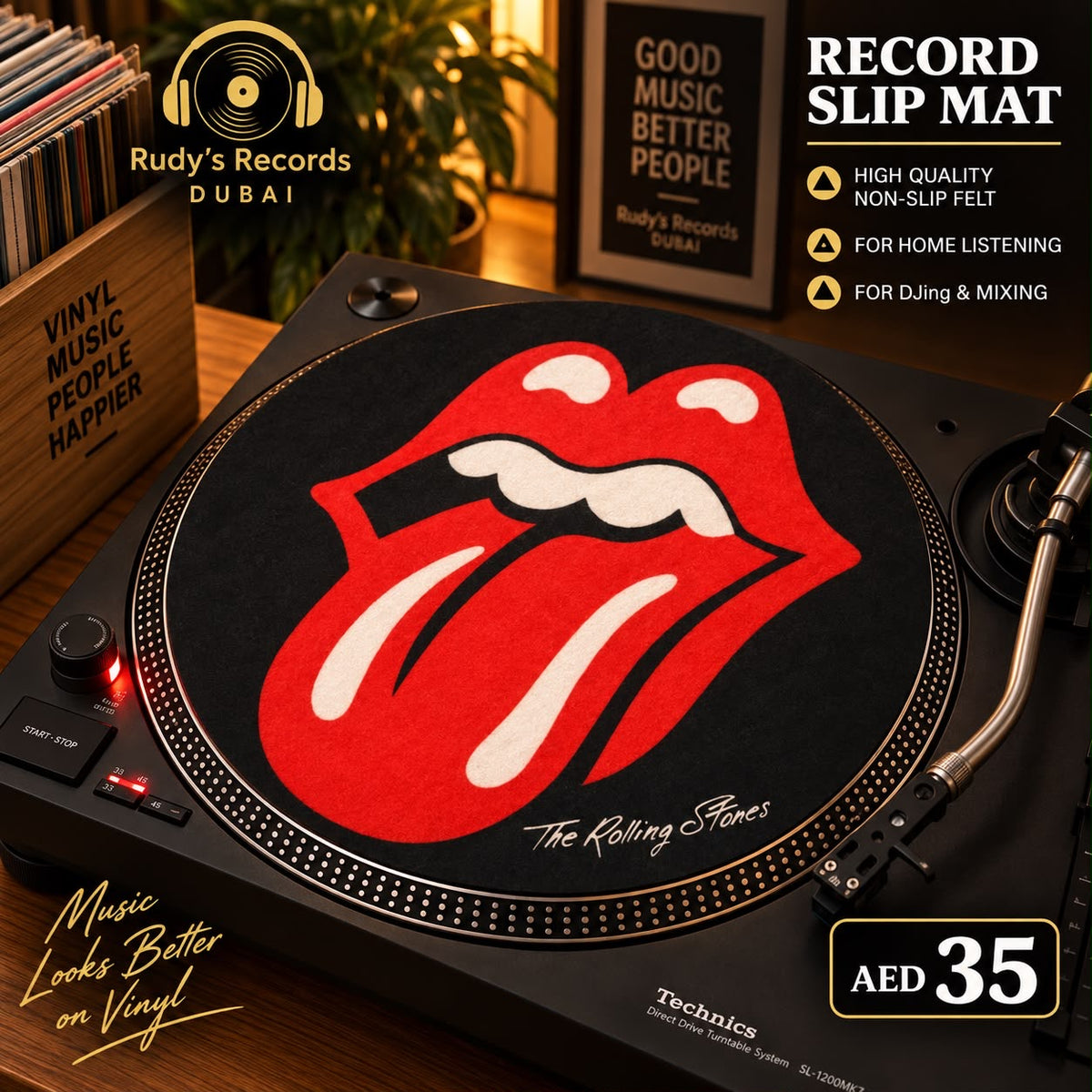 Rolling Stone Record Slip Mat