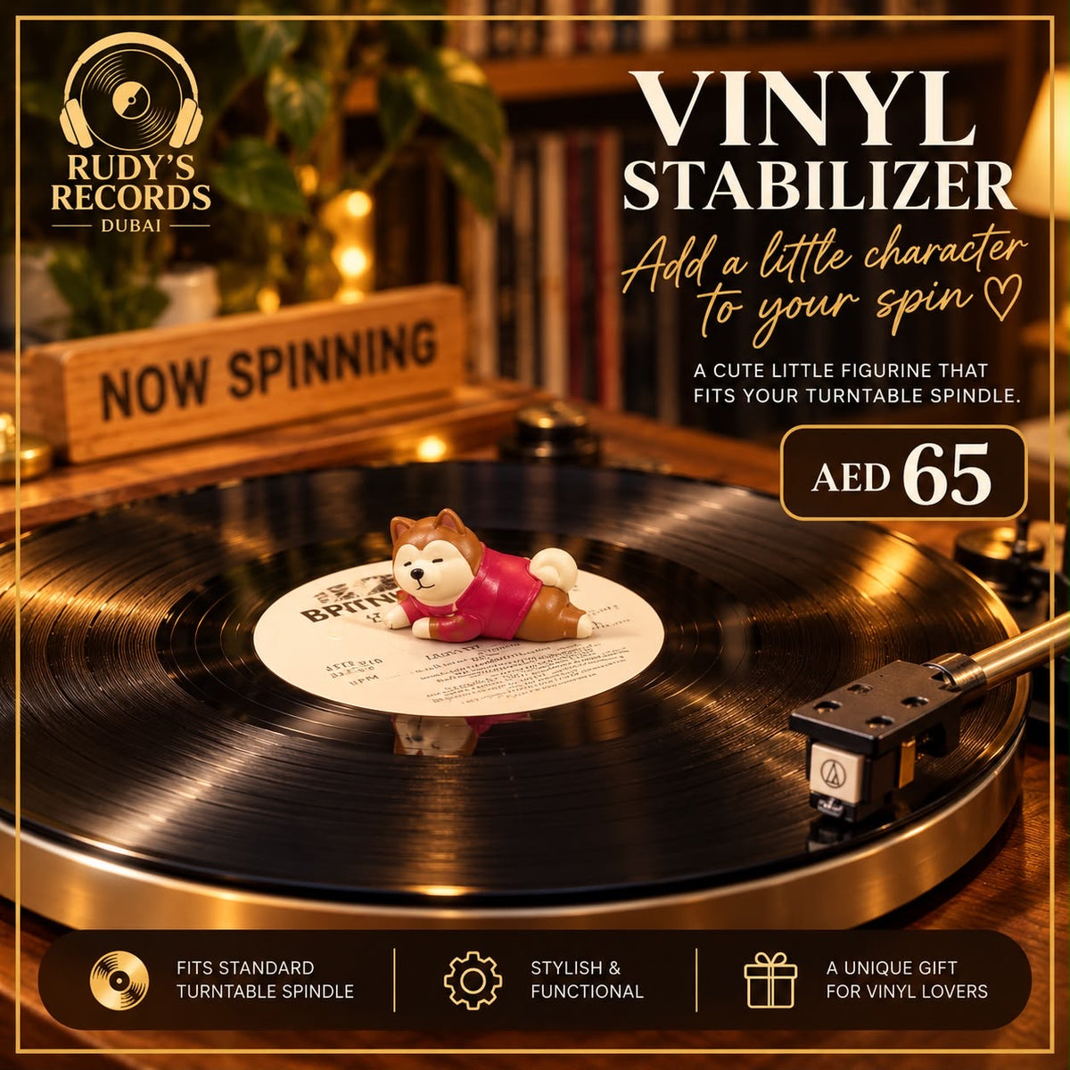 Vinyl Stabilizer : Add a little character to your spin