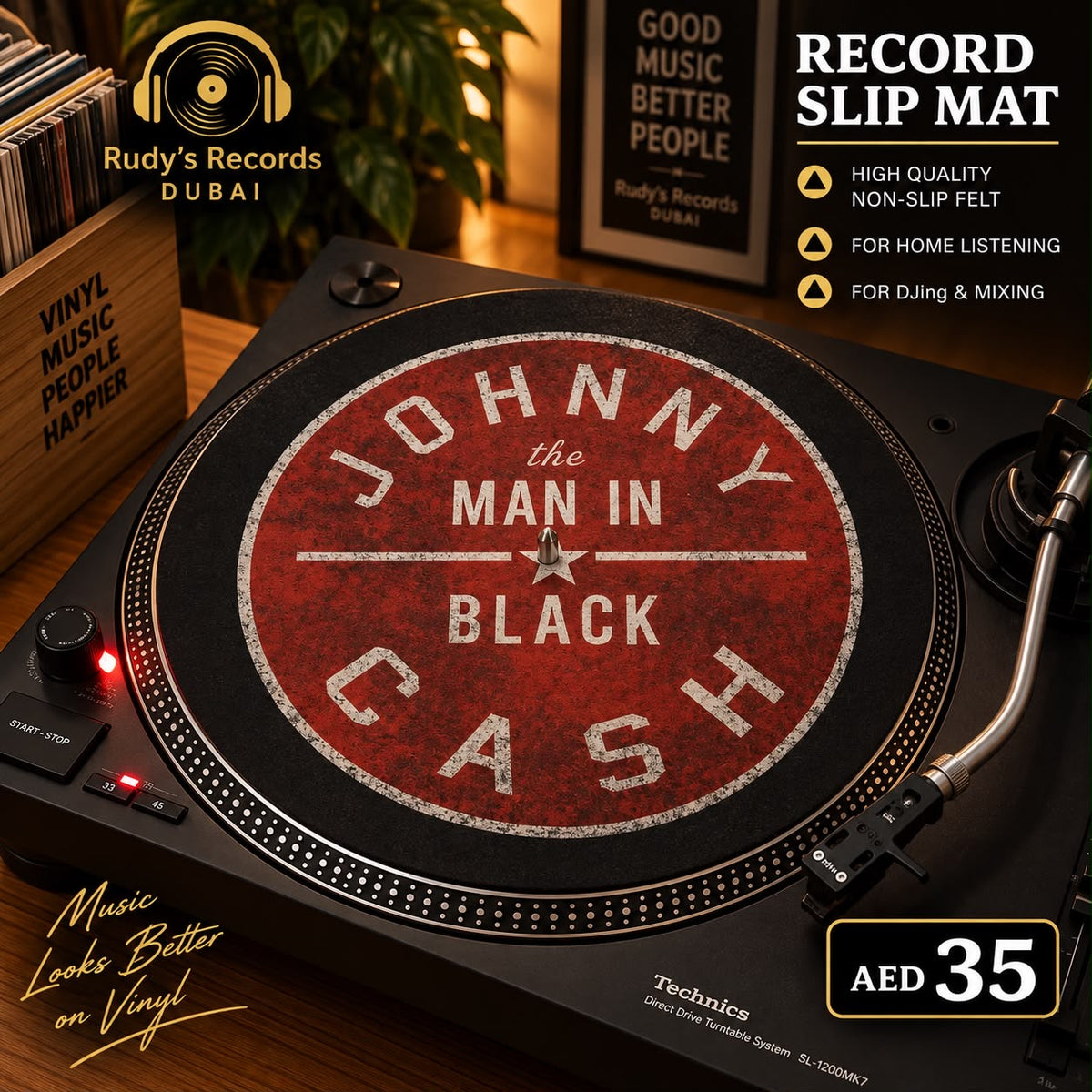 Jonhnny Record Slip Mat