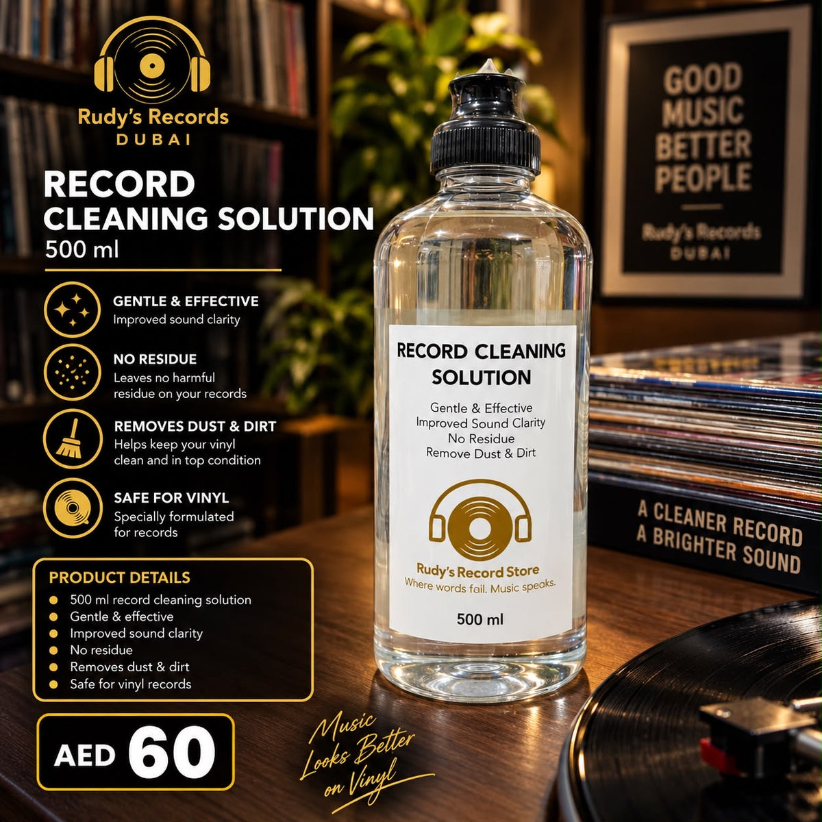 Record Cleaning Solution 500ml