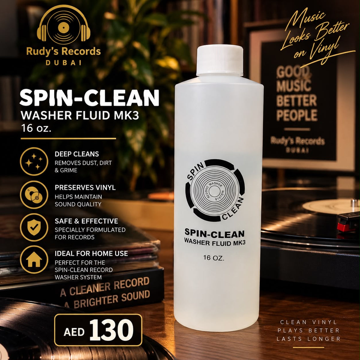 Spin-Clean (Washer Fluid MK3) 16 oz.